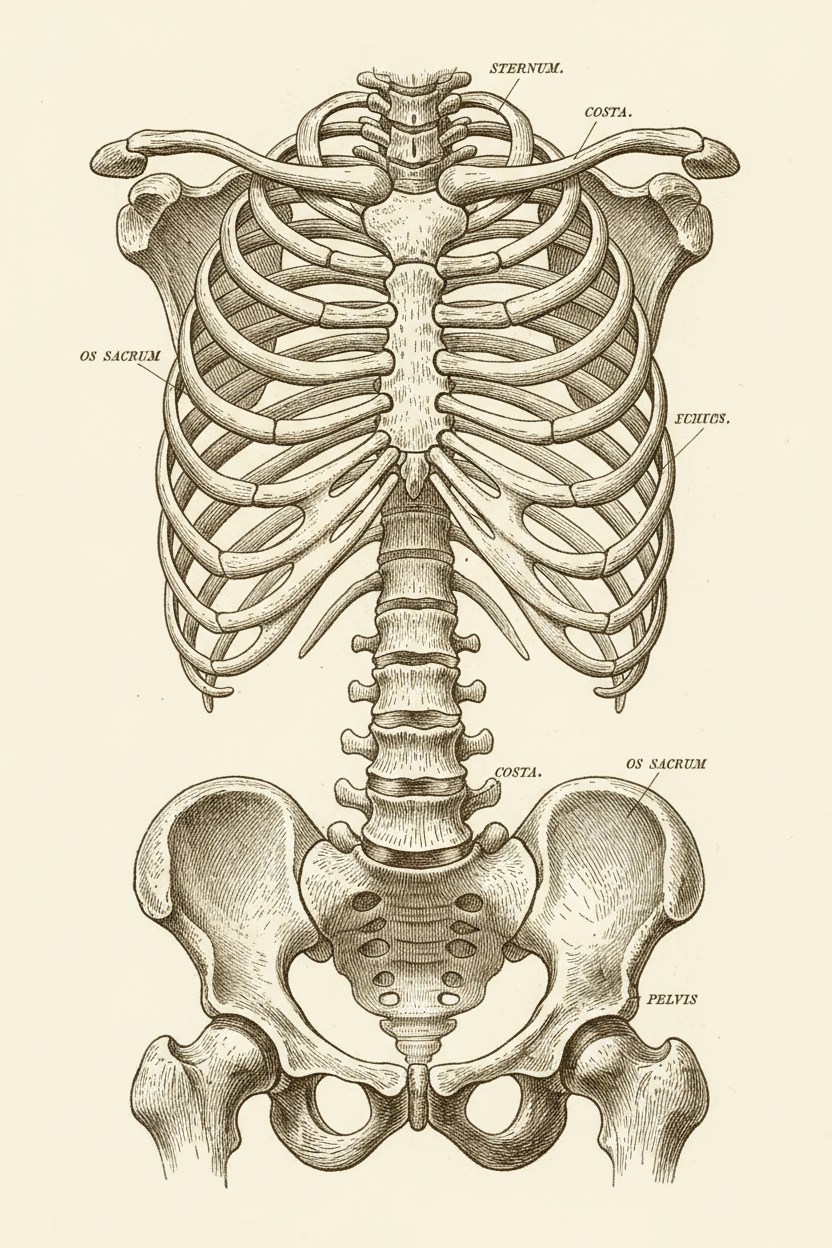 Anatomie Klassik – Rippen & Becken